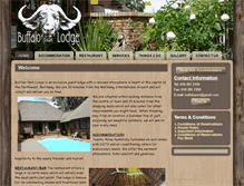 Tablet Screenshot of buffalolodge.co.za